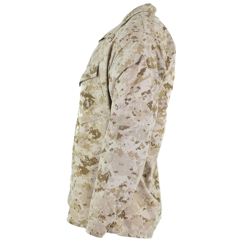 Giacca delle truppe dell'esercito americano originale BDU Digital Desert Camo Shirts Issumi