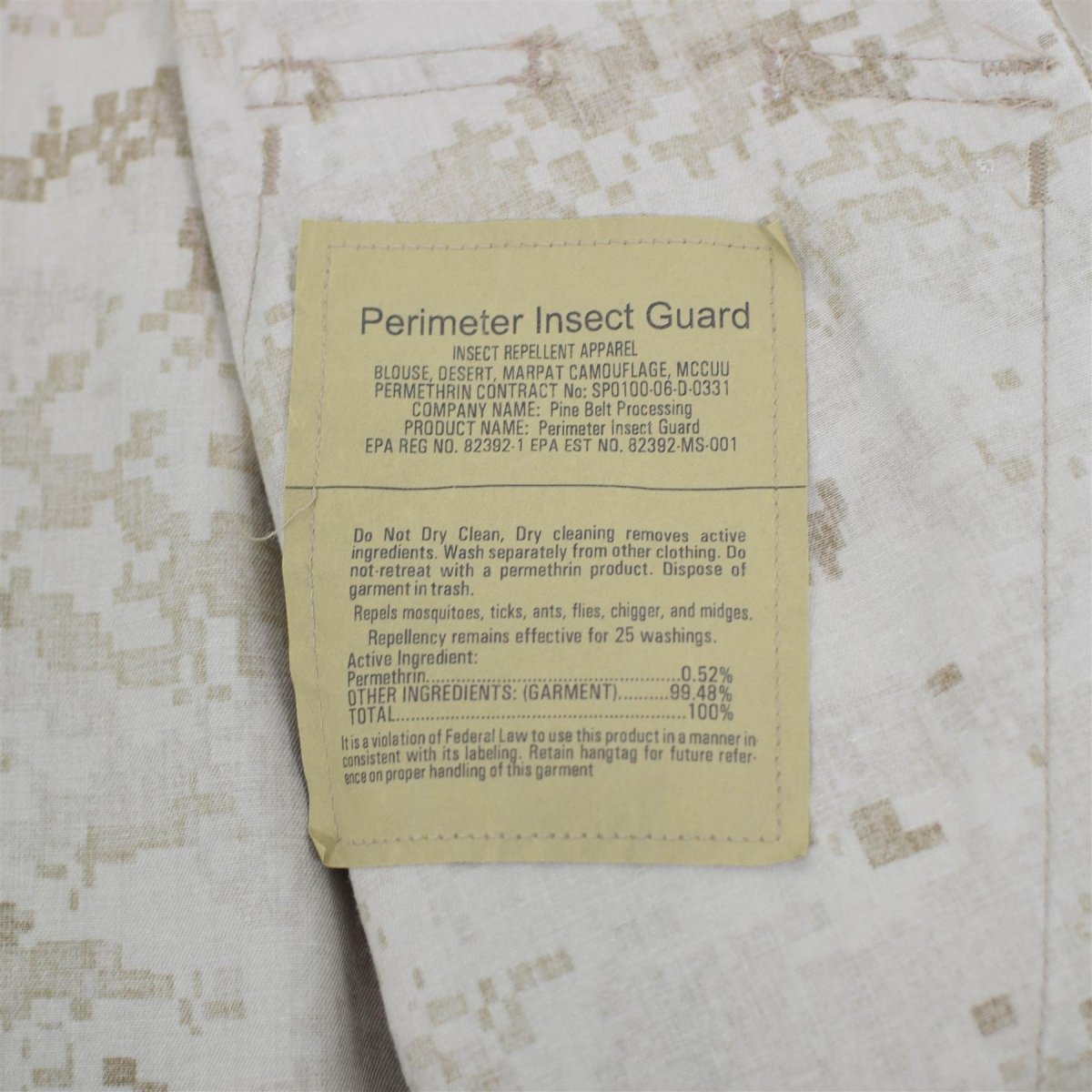 Giacca delle truppe dell'esercito americano originale BDU Digital Desert Camo Shirts Issumi