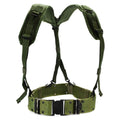 Sistema di cinguetti dell'esercito degli Stati Uniti originale Bisende Web Belt LC-2 Military Pistol Green