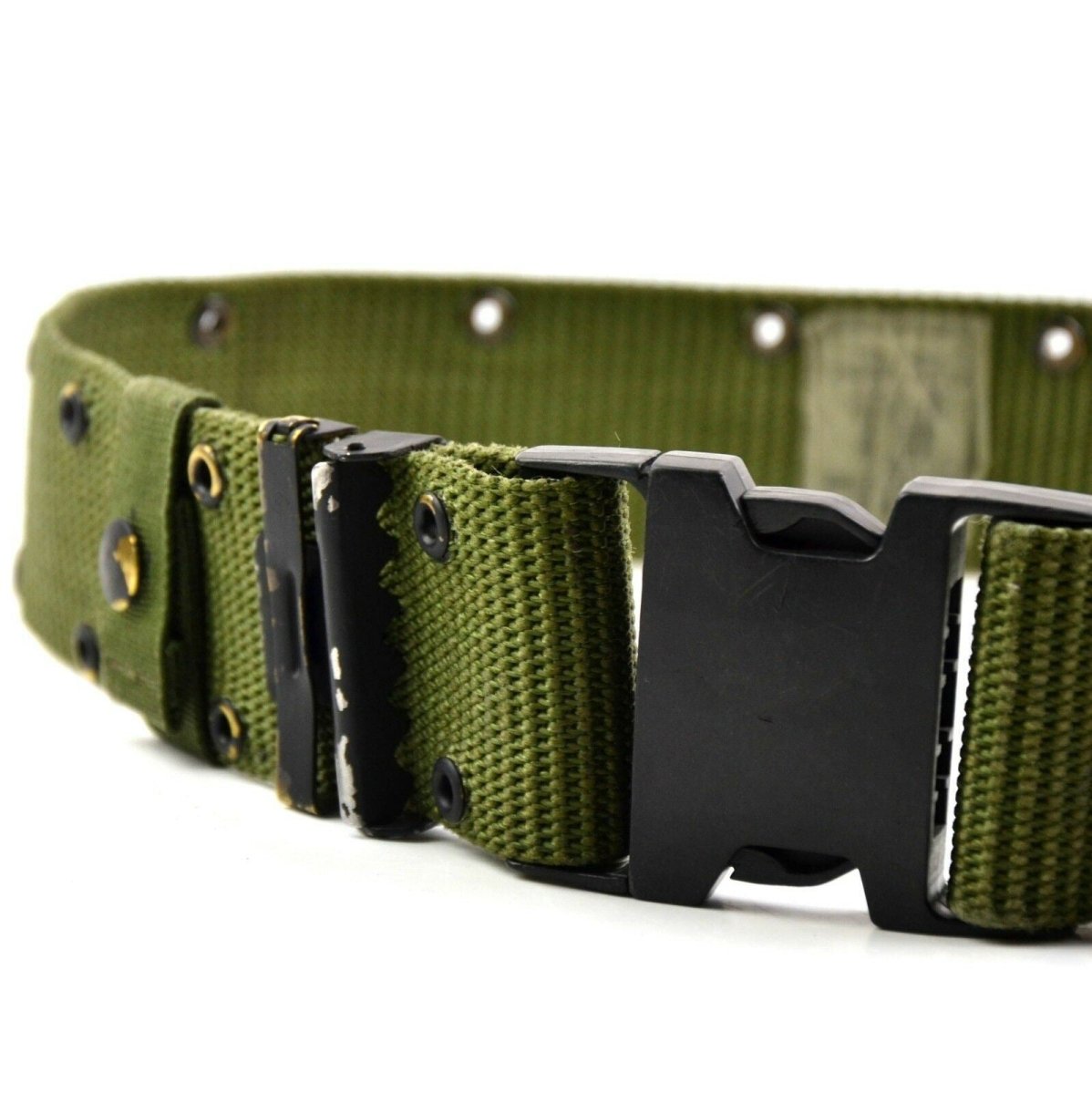 Sistema di cinguetti dell'esercito degli Stati Uniti originale Bisende Web Belt LC-2 Military Pistol Green