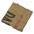 Sacco di patate originale dell'esercito americano della seconda guerra mondiale, borsa di stoccaggio militare vintage in eccedenza, marrone