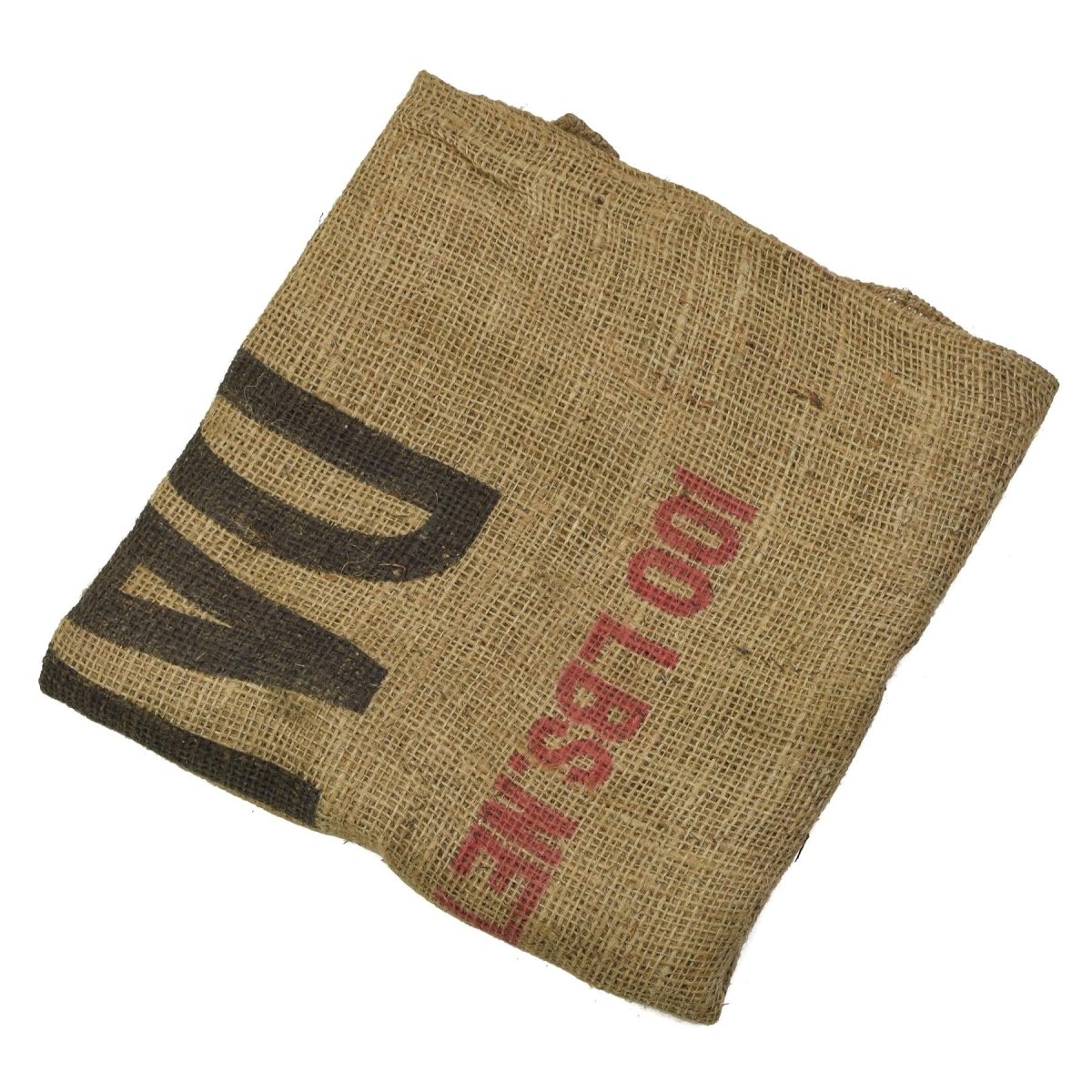 Sacco di patate originale dell'esercito americano della seconda guerra mondiale, borsa di stoccaggio militare vintage in eccedenza, marrone