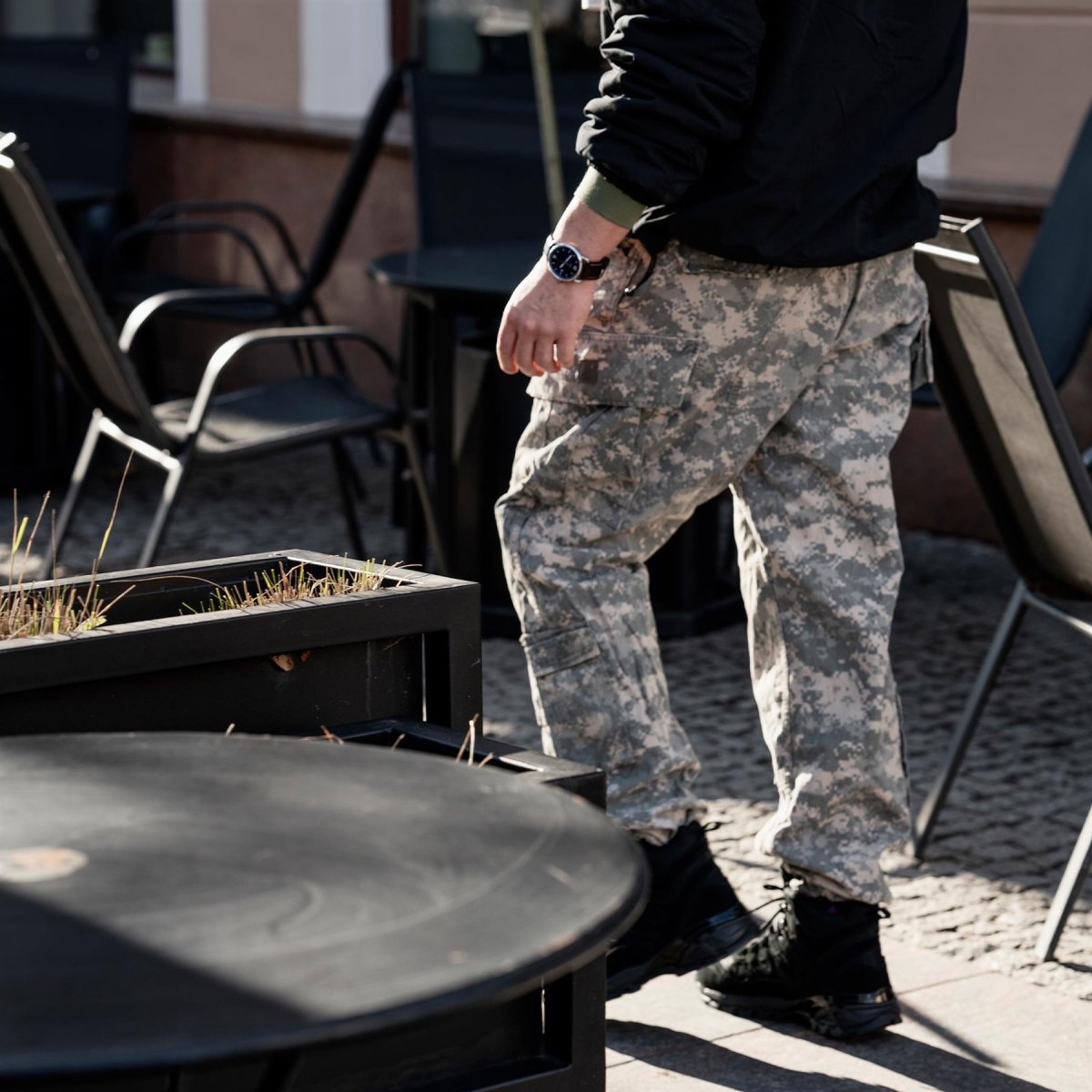 Pantaloni da campo militari statunitensi originali RIP STOP ACU Digital Tiger Stripe Camo