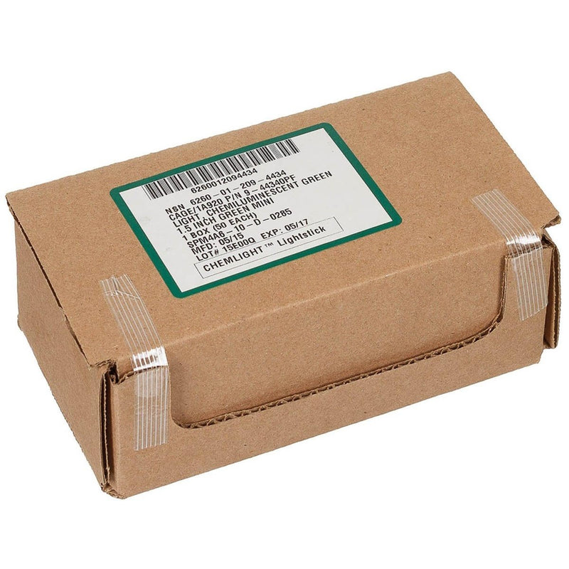 Cardboard box with a label on a white background