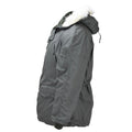 Parka originale militare statunitense N-3B per la stagione fredda, resistente al vento, verde oliva