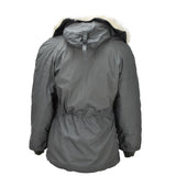 Parka originale militare statunitense N-3B per la stagione fredda, resistente al vento, verde oliva