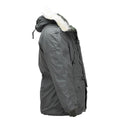 Parka originale militare statunitense N-3B per la stagione fredda, resistente al vento, verde oliva
