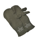 Original U.S. military wool trigger mittens with separate finger for dexterity, warm and durable cold weather gloves.
