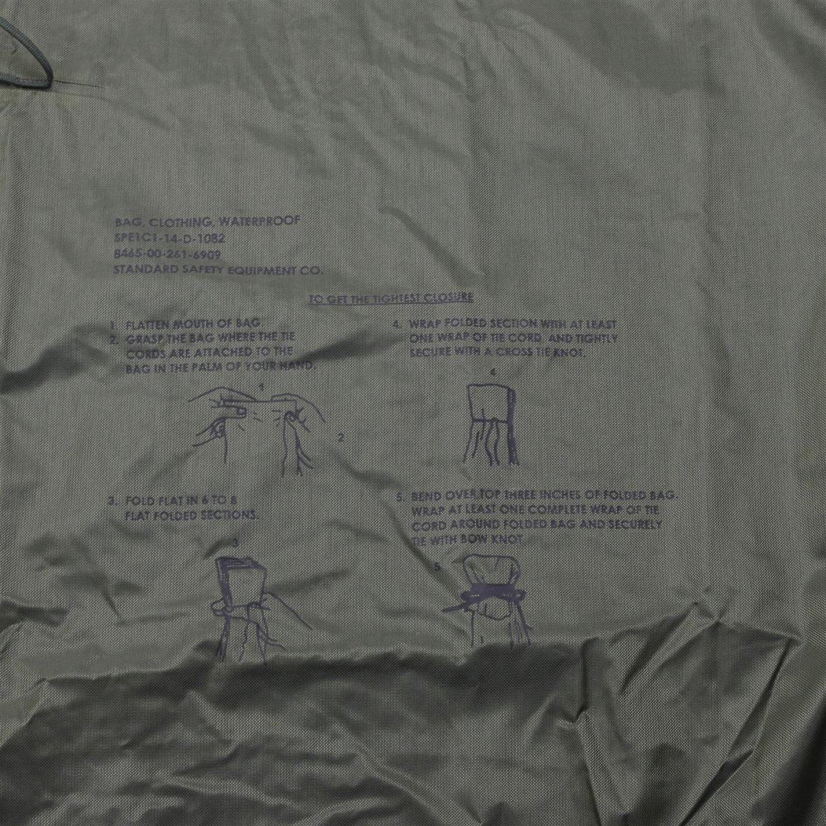 Originale U.S. Military Impermeaproof Borse Closuring Closure Outdoor