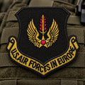 Insegne da collezione ricamate con toppa originale USAFE delle forze aeree statunitensi in Europa