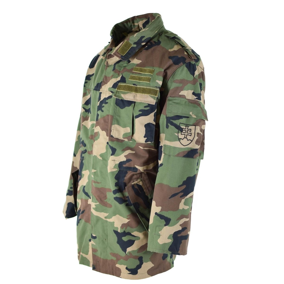 Giacca da campo dell'esercito slovacco vintage originale M97 COMPATTO MILITARIO COMPIO NUOVO