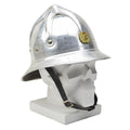 Originale Yugoslavia Military Grey Alluminio Fireman Helmet Red Badge Army Army