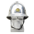 Originale Yugoslavia Military Grey Alluminio Fireman Helmet Red Badge Army Army