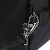 PACSAFE GO 34L VACHE TRAVE TRAVET CORRENDO ON ANTIT FUTO RPET zipper bloccanti neri