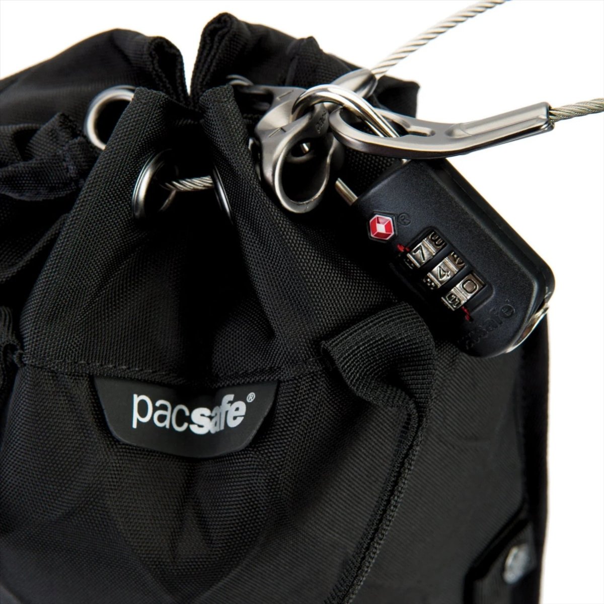 Borsa sicura portatile Pacsafe Travelsafe GII 5L antifurto resistente al taglio nera