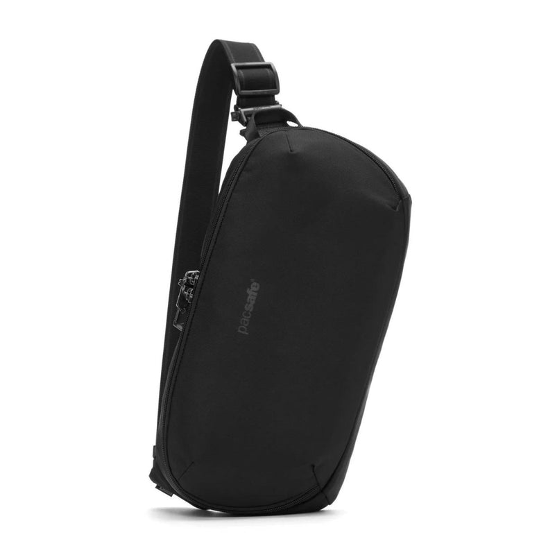 PACSAFE V Crossbody Borse imbracatura 5L Anti furto PVC Black Black Black