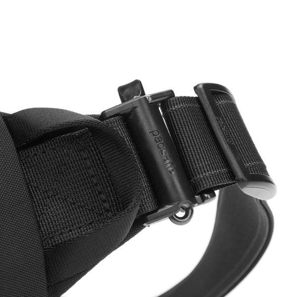 PACSAFE V Crossbody Borse imbracatura 5L Anti furto PVC Black Black Black