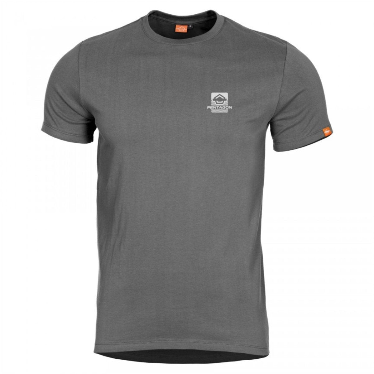 T-shirt classica Pentagono Ageron, vestibilità comoda, asciugatura rapida, stampa bandiera americana