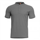 T-shirt Pentagono Levantes Henley a nido d'ape in piqueut, asciugatura rapida, resistente agli odori