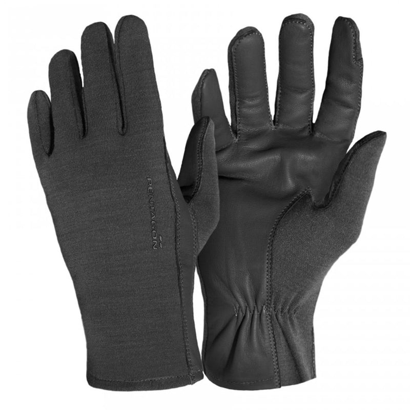 Pentagono pilota nomex® guanti in pelle multicolore resistente al fuoco corto