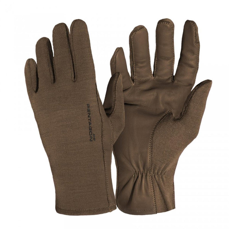 Pentagono pilota nomex® guanti in pelle multicolore resistente al fuoco corto
