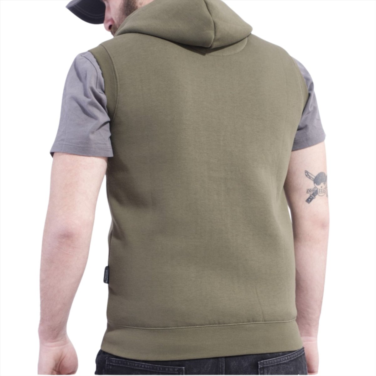 PENTAGONO Maglione senza maniche Thespis Tasche saldate al laser senza cuciture con cerniera YKK®