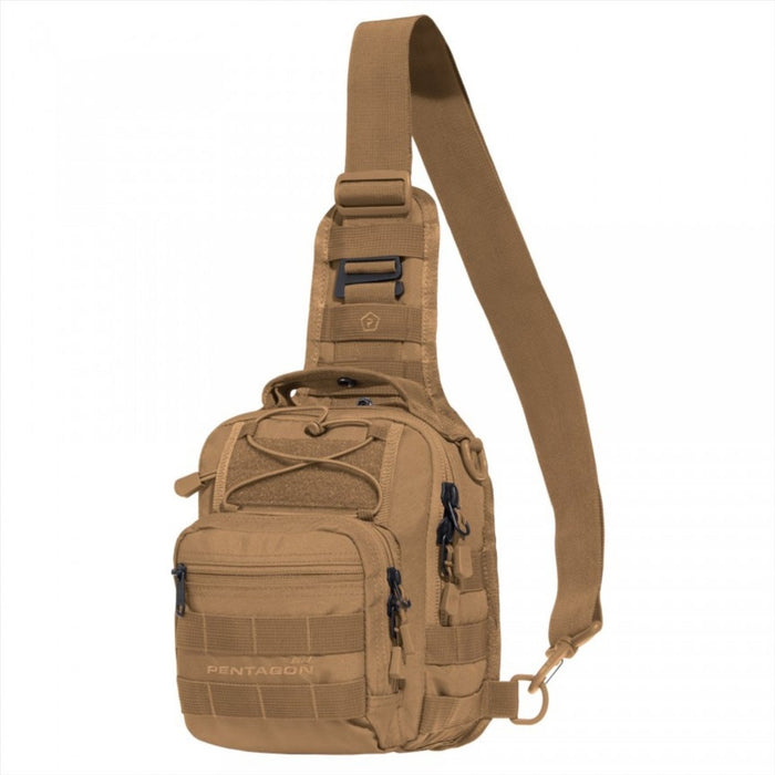 PENTAGON UCB 2.0 Borsa pettorale 7L Zaino tattico compatibile con sistema MOLLE - GoMilitar