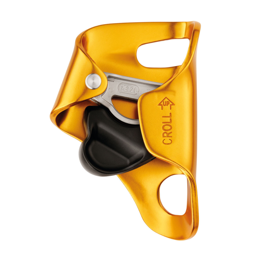 PETZL CROLL L Bloccante toracico 8–13 mm Morsetto per corda Arrampicata Alluminio