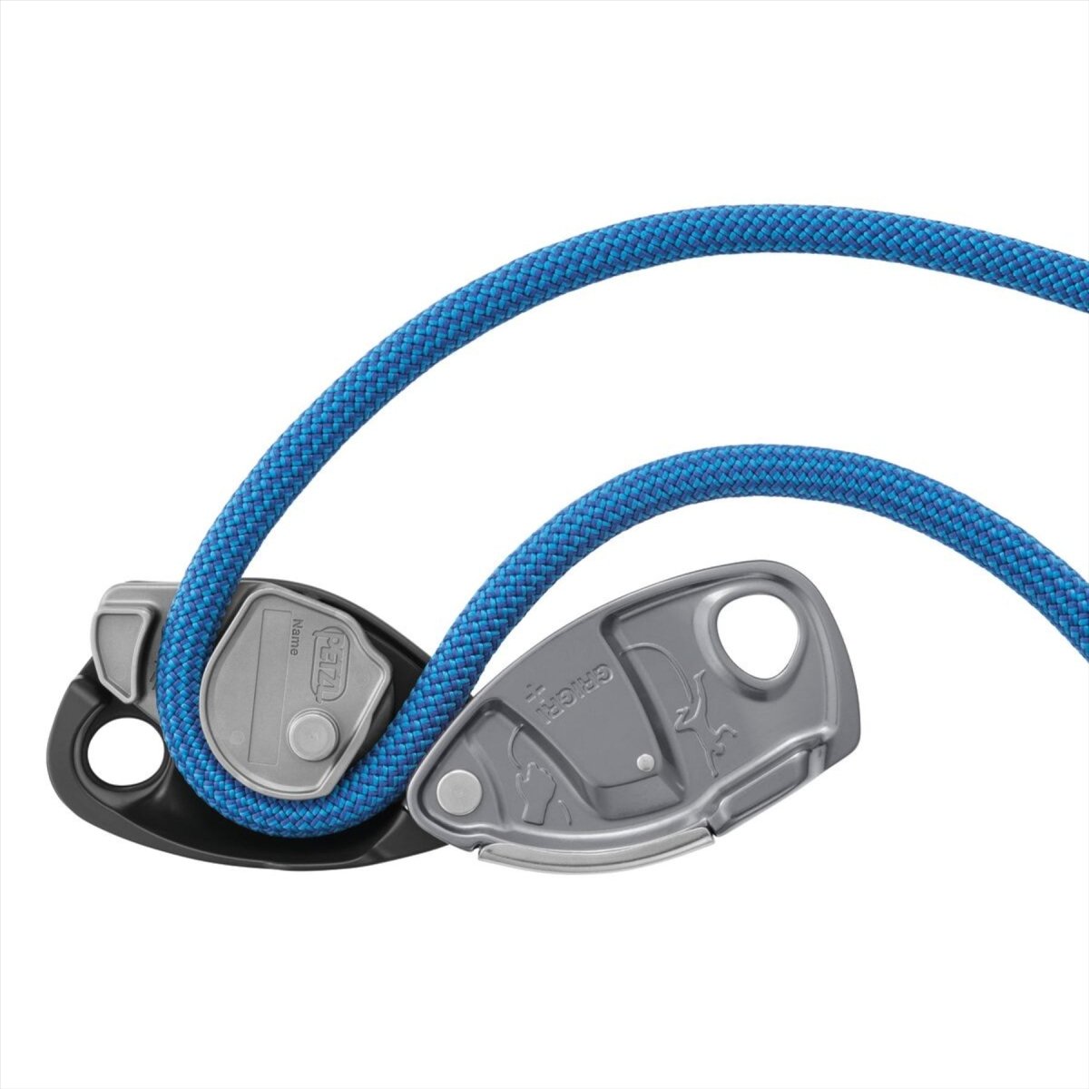 Petzl GRIGRI Assicuratore con frenata assistita Antipanico 8,5–11 mm Grigio
