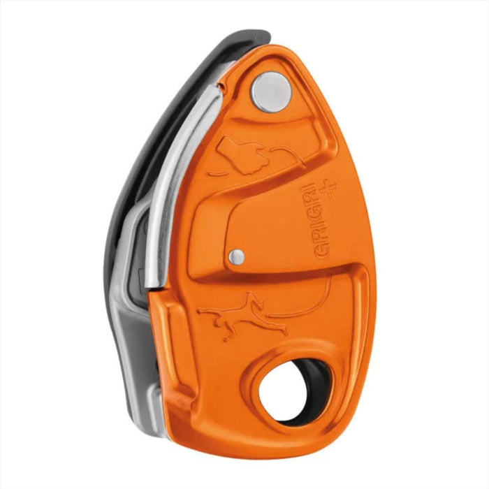 Petzl GRIGRI+ Assicuratore Frenata assistita Antipanico 8.5–11 mm Corde Arancione - GoMilitar