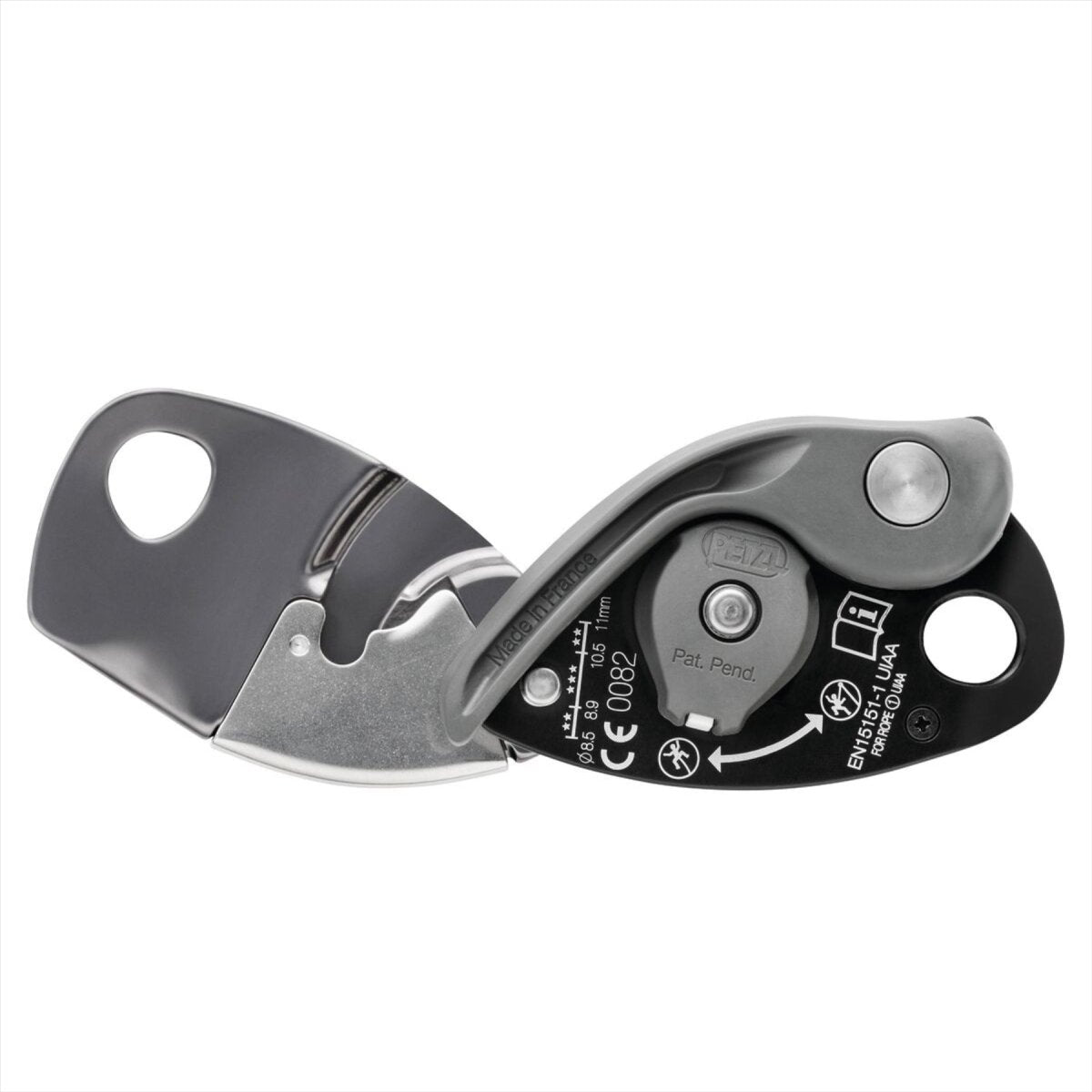 Petzl GRIGRI+ Assicuratore Frenata assistita Antipanico 8.5–11 mm Corde Arancione