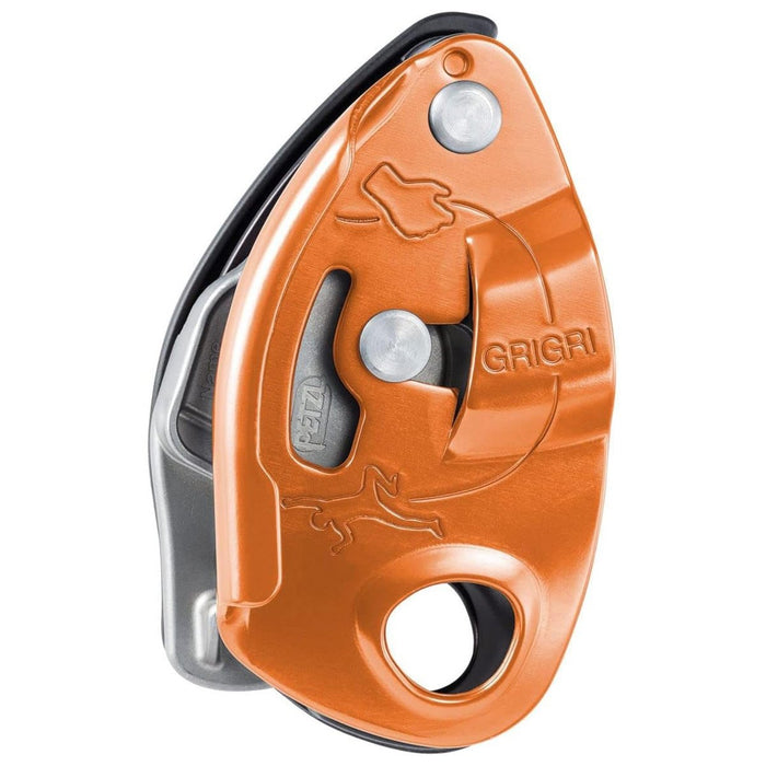 PETZL GRIGRI+ Assicuratore Frenata assistita Arrampicata Discesa in corda doppia Arancione - GoMilitar