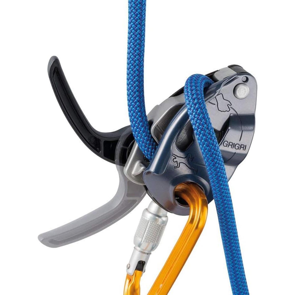 PETZL GRIGRI Assicuratore Frenata assistita Arrampicata Discesa in corda doppia Arancione