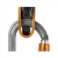 Petzl OK Triact Lock Moschettone Ovale in Alluminio Leggero Accesso su Corda Arancione
