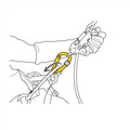 Petzl Rollclip Z Triact-Lock Puleggia Moschettone Alluminio CE0082 Corda 20mm