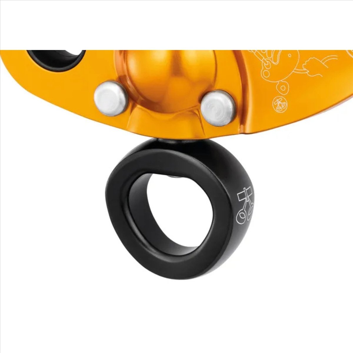 Petzl ZigZag Plus Discensore Meccanico Prusik Tree Climbing CE 0082 Arancio