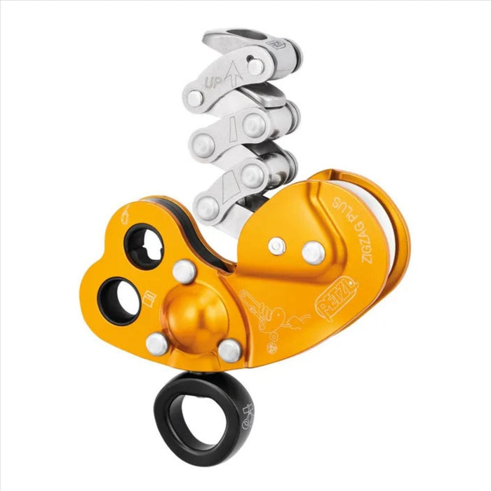 Petzl ZigZag Plus Discensore Meccanico Prusik Tree Climbing CE 0082 Arancio - GoMilitar