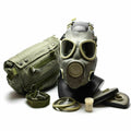 Maschera per gas militare polacco MP-4 Menolino Respiratorio Grey Olive grigio OD NUOVO