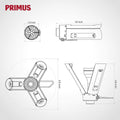 PRIMUS Firestick Compacter Burner in acciaio inossidabile cottura da campeggio per escursioni in acciaio