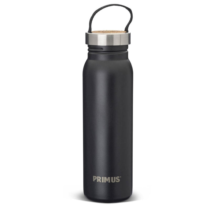Bottiglia Primus Klunken da 700 ml in acciaio inossidabile verniciato a polvere nera con tappo a vite - GoMilitar