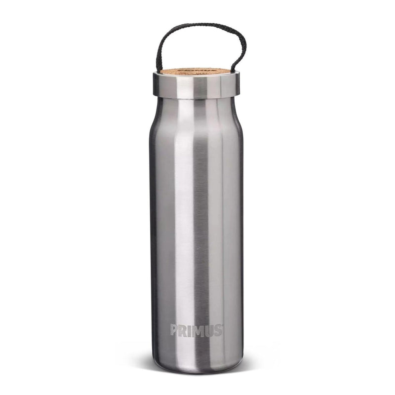 Primus Klunken 500ml stainless steel vacuum flask for hiking with durable power-coated surface and leak-proof lid.