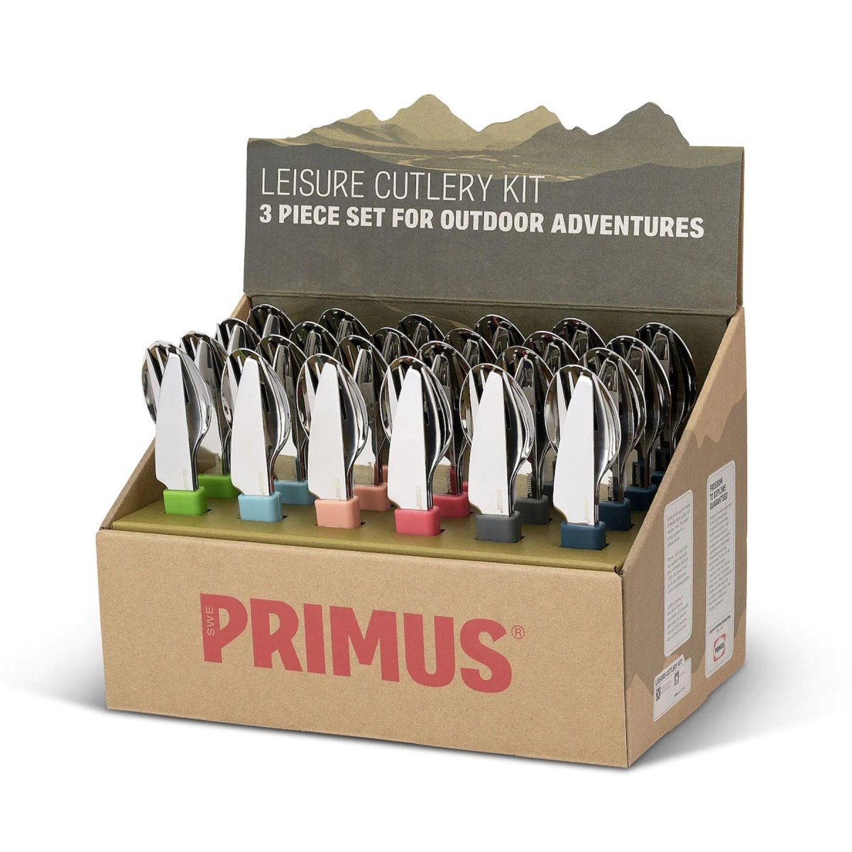 Posate per leisure Primus Set da campeggio per escursionistiche per coltello da forchetta esterno leggero