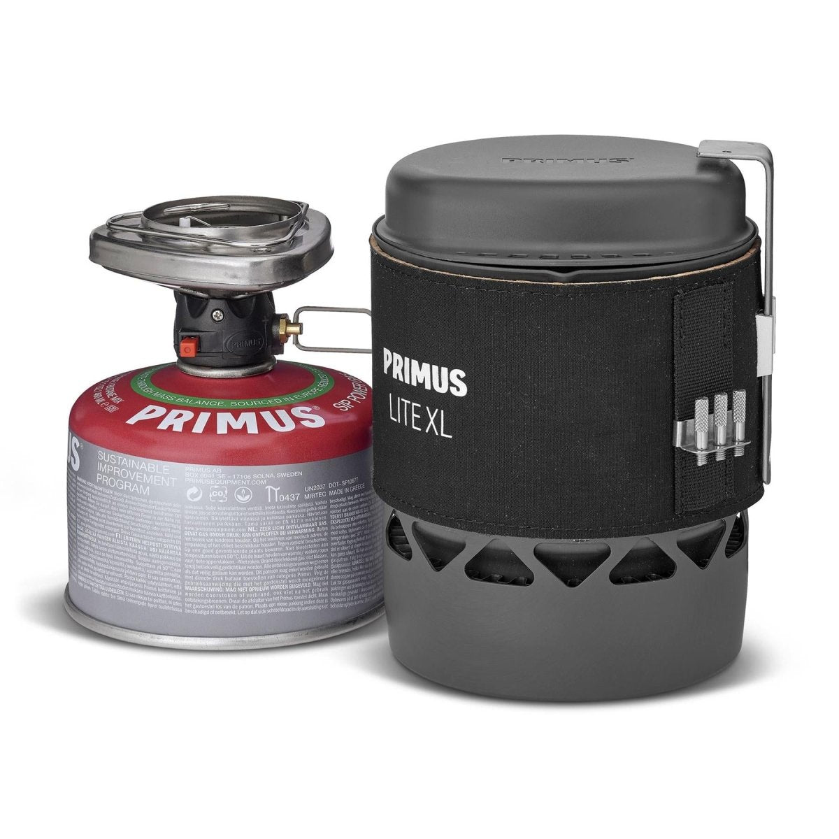 Primus Lite XL Cooking Set POT 1L Burner da escursionismo riscaldatore di cibi da campeggio leggero