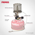 Lampada a gas Primus Micron Light Light Regolable Accensione luminosa Accensione