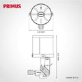 Lampada a gas Primus Micron Light Light Regolable Accensione luminosa Accensione