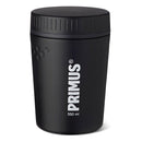Black Primus Trailbreak vacuum insulated jug with screw-on lid, 550ml capacity, designed for camping and outdoor use.