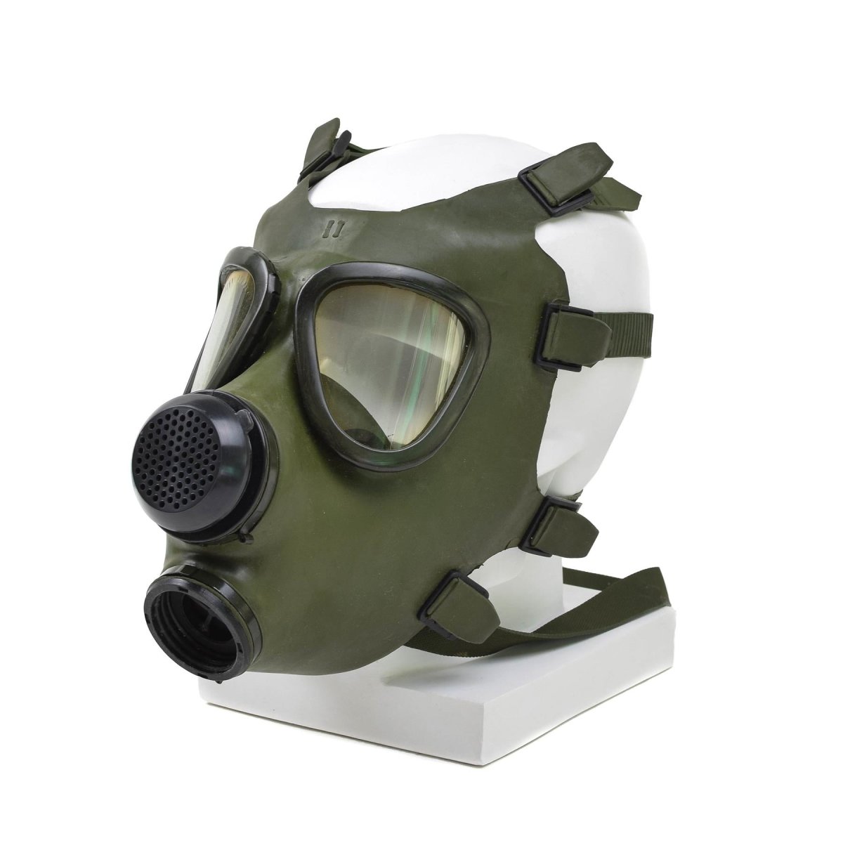 Maschera per gas rumena M74 Full Face Respiratore NBC Vintage Olive militare surplus
