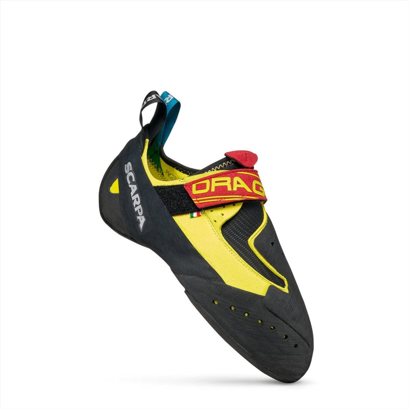 Scarpa Drago Climbing Shoes Vibram Grip2 Indoor Outdoor Walls Yellow