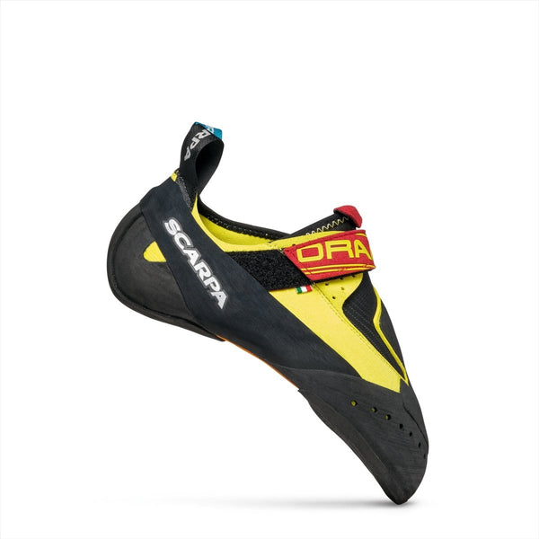 Scarpa Drago Climbing Shoes Vibram Grip2 Indoor Outdoor Walls Yellow