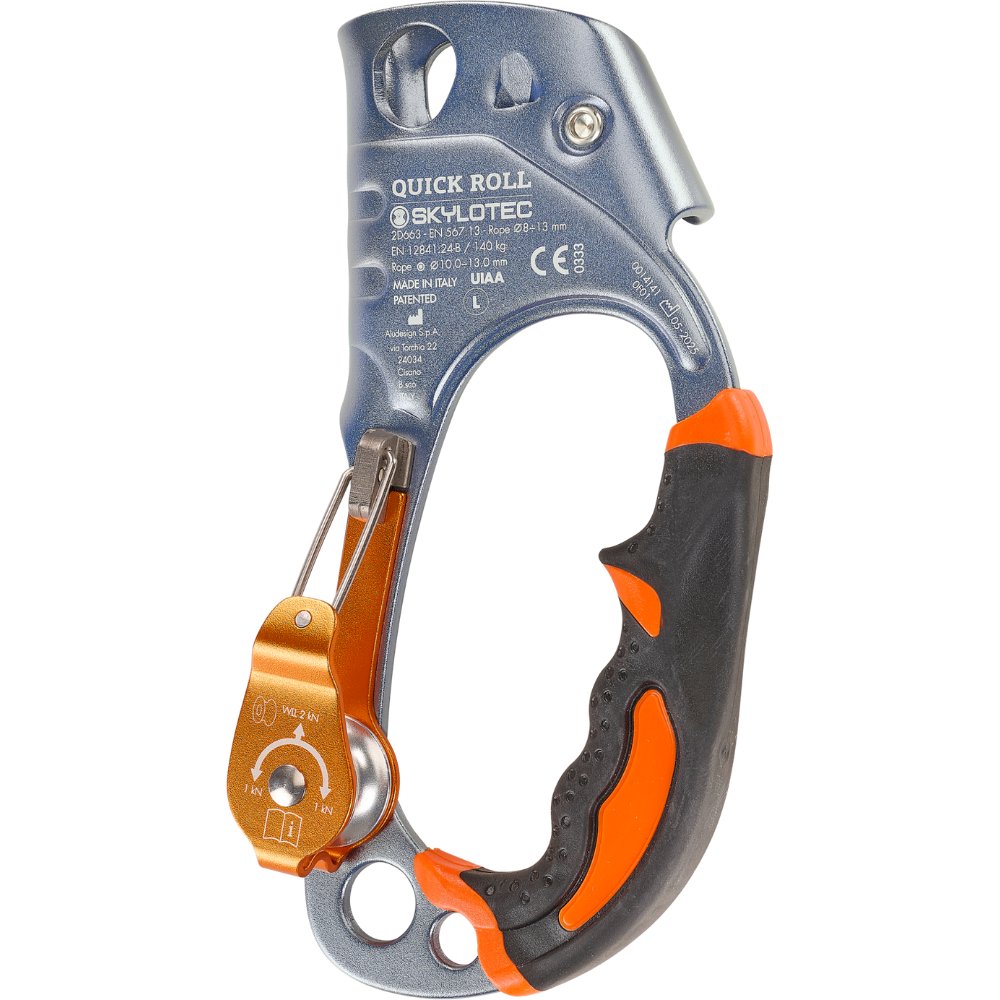 Climbing Technology QUICK ROLL Mano ascendente Puleggia integrata Corde da 8-13 mm
